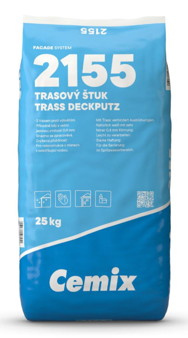 Trasový štuk Cemix 2155 zrnitost 0,4mm 25 kg